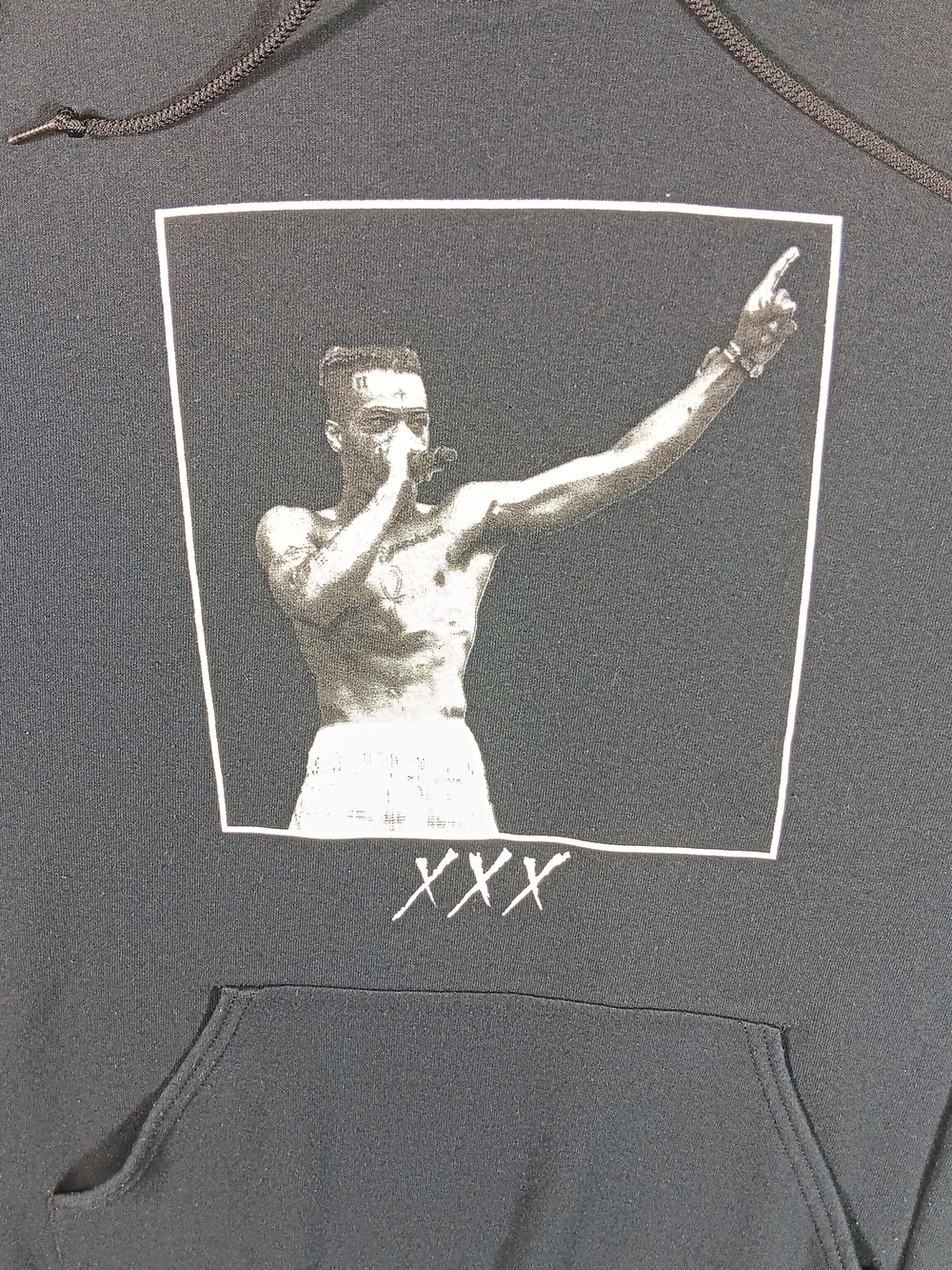 XXXTENTACION Hoodie Mens Large Black What Is Real Will Prosper Tour - Picture 3 of 9